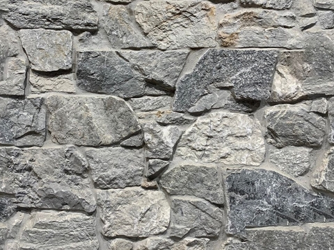 Seamless rock rubble culture stone bluestone wall