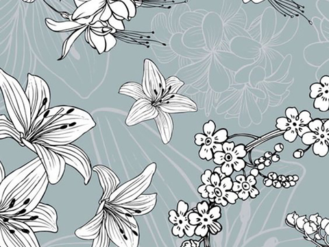 Wallpaper mural cloth pattern