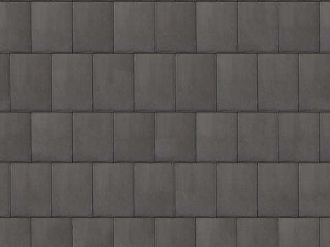 Seamless villa building flat roof tiles