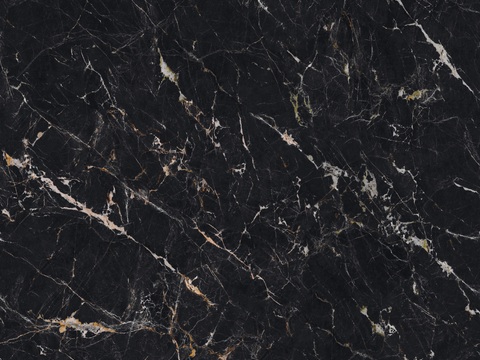 Madrid Black Gold Marble Rock Slab