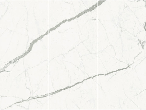 Special Grade Snow White (Five-line) Marble Rock Slab