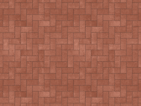 Seamless red brick outdoor sidewalk pavement