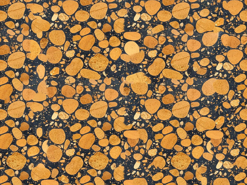 Seamless Golden Large Grain terrazzo