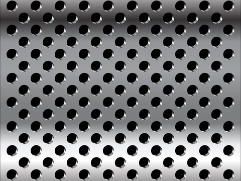 circular perforated metal plate