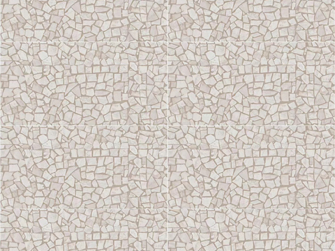 Seamless Retro Warm Color Terrazzo Wall Floor