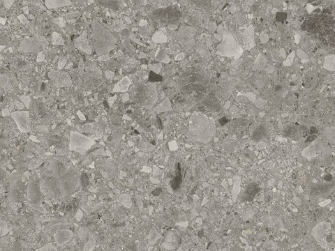 Grey brown terrazzo stone