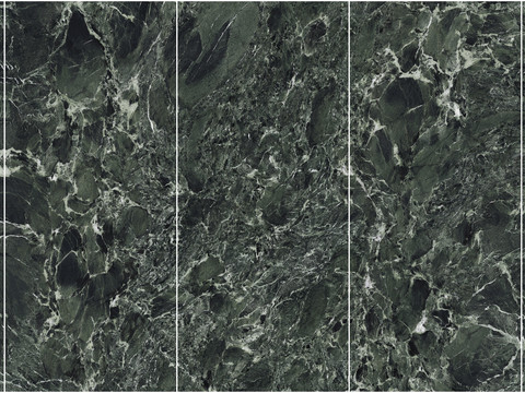 Prada green (five lines) marble rock slab