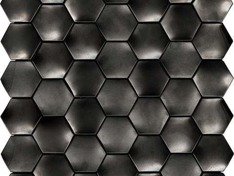 Hexagon Metal Mosaic