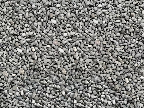 Seamless off-white gravel pebbles