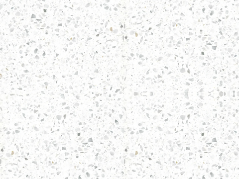 Seamless white small particle terrazzo