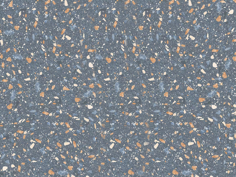 Seamless blue gray colored terrazzo