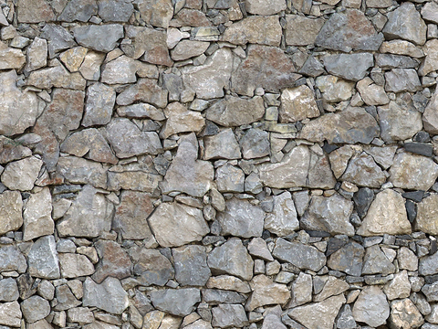 Seamless outdoor building rock block stone wall brick wall ground