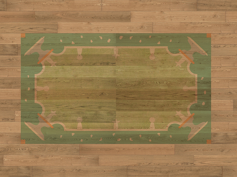 Seamless Geometric Decorative Parquet Textured Wood Floor