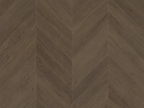 Seamless dark fishbone wood floor