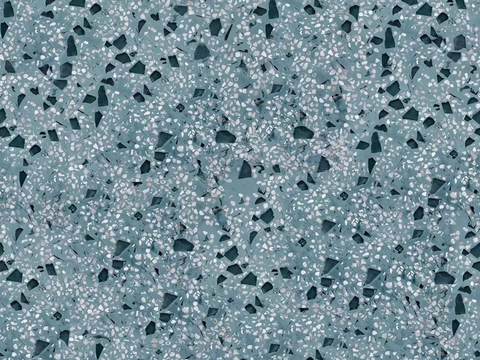 Seamless blue particle terrazzo