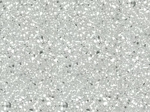 Seamless light gray colored small particle terrazzo