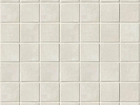 Seamless Retro Warm Square Mosaic Wall Floor