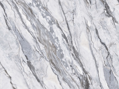 Nile Grey Marble Rock Slab