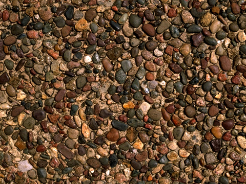 Gravel gravel ground cobblestones