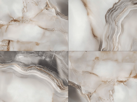 Modern New Chinese Style Light Luxury Floor Luxury Stone Jade Marble Parquet