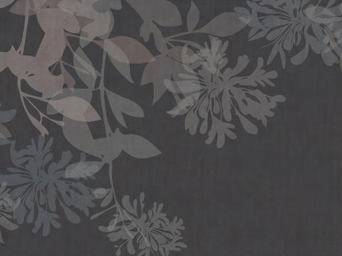 gray plant print wallpaper