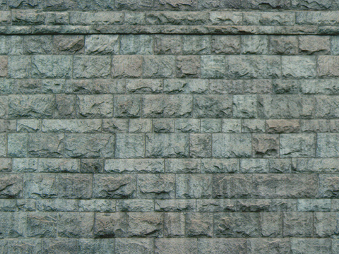 Cultural stone dark gray masonry wall concave-convex brick