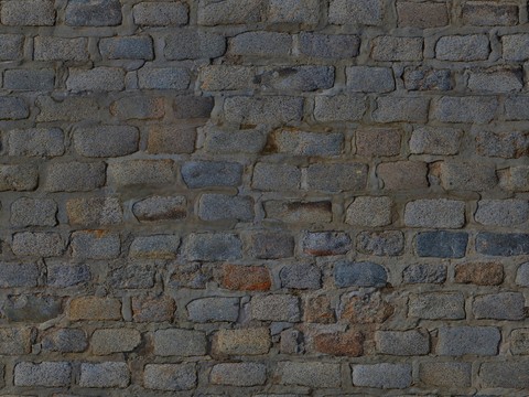 Stone brick wall