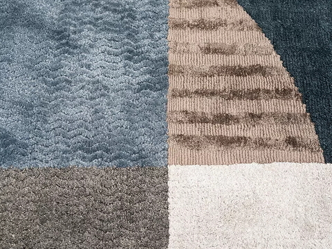 Modern minimalist textured carpet