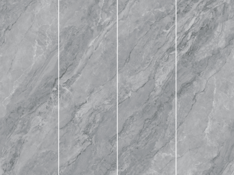 Ersa Grey Marble Rock Slab