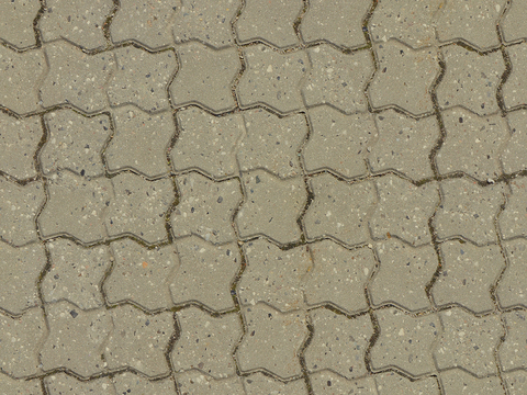 Seamless parquet cement floor tile pavement road ground square paving