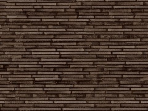 Seamless brown distressed bamboo pole bamboo fence