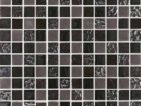 Gradient glass super clear mosaic