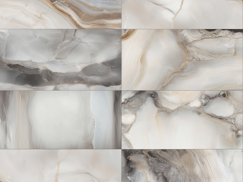 Modern New Chinese Style Light Luxury Floor Luxury Stone Jade Marble Parquet