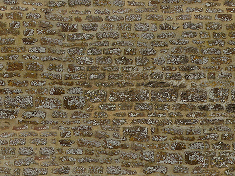 Seamless old damaged outdoor building rock stone wall brick wall