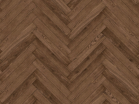 Seamless Dark Brown Herrings Wood Floor