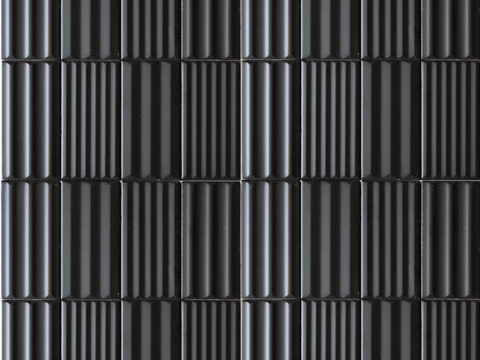 Black Retro Wind Tile