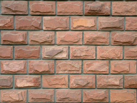 Culture Stone Red Culture Stone Masonry Wall