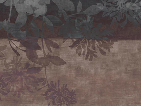 Rice brown plant print wallpaper