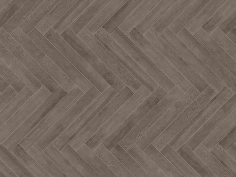 Grey fishbone wood floor