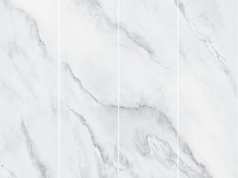 Color cloud white marble rock slab