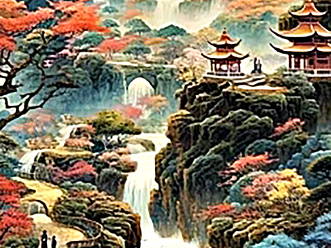 Chinese landscape wallpaper