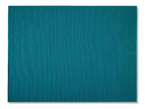 Blue striped carpet