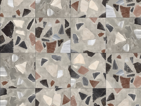 terrazzo stone painted stone colored stone park stone warm color terrazzo