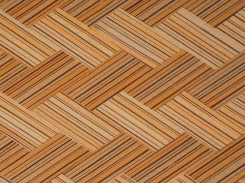 Rattan Woven Wood