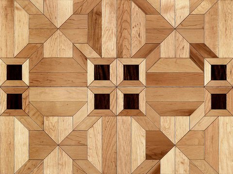 Super clear parquet wood floor