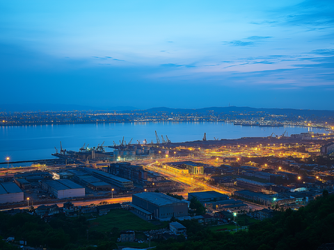 City Evening Night View