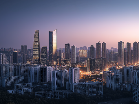 City Evening Night View