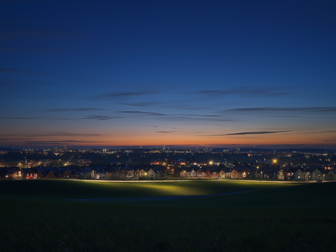 City Evening Night View