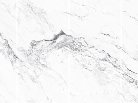 Landscape white marble rock slab