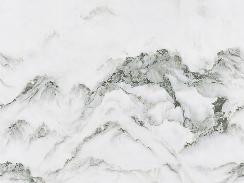 Marble grain_even grain rock plate_jazz white_landscape painting